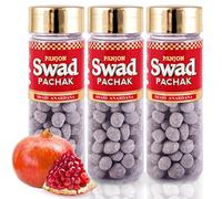 PANJON SWAD Shahi Anardana Goli Mukhwas Pachak (100% Digestive Anar Mouth Freshener), 390 g (Pack of 3)