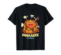 Pankakke Kawaii Pancake Stack Syrup Drip Funny Breakfast T-Shirt