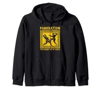 Pankration Ancient Art of Greece Greek Martial Art Fighting Zip Hoodie