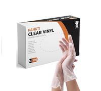K-MART Clear Vinyl Gloves, packaging may vary (Box of 100) (M Pack of 100)
