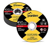 panlen 25 Pack - 4.5" 7/8" Arbor Cut Off Wheels for Metal, Premium Materials Stainless Steel Cutting Wheel, Thin Cut-Off Discs for Angle Grinder