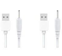 Panlouting 2 Pack | USB Charging Cable 100 cm Compatible with Womanizer Pro40 / Pro / W500 / 2Go Massager