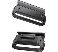 Panlouting Replacement Metal Quick Release Adapter for Watch Strap 22 mm, Compatible with Garmin Watches with QuickFit Connection, Pack of 2