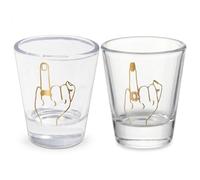 PANMAY Engagement Gifts for Couples Funny Couple Gift Ring Finger Wine Whiskey Glass Set Anniversary Wedding Valentines for Bride and Groom Engagement Party Decorations