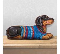Panna cushion counted cross stitch kit "Dachshund (Front" 48x24,5cm, DIY