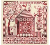 PANNA - Counted Cross Stitch Kit - Hearth and Home - SO-0886-14 Count - Aida - 11.81 x 11.81 inch - DIY kit