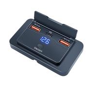 Panneau De Prise USB Pour Camping-Car - Chargeur USB 12V Avec Ports De Chargement Rapide Pour Véhicules, Bateau, Voiture, Caravane - Panneau Encastrable Compact Et - Accessoire Électrique Poly