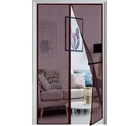 Panngu Fly Screen Balcony Door Magnetic 80 x 195 cm, Brown