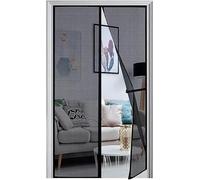 Panngu Magnetic Fly Screen Door 65 x 200 Black, Bugs Out with Doors Screen Curtain, Heavy Duty Screens Doors Nets Keeping Out Flies Bug