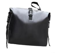Pannier Bag, 10L PVC Bicycle Saddle Bag, Waterproof Quick Release Design, Storage for E-Bike Scooter Baby Carriage Commuting(Black)