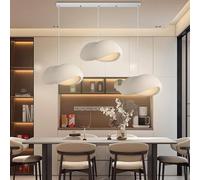 PANNN Modern Wabi-Sabi Pendant Light E27 Creative Pendant Light Nordic Style Three Light Pendant Cloud Shaped Lamp Fixture Brown Chandelier for Dining Living Room Bedroom Hanging Lamp(A2)