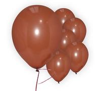 Pannu Design 12 inch Plain Shiny Latex Balloons 26 Assorted Colours Packs of 10 20 50 100 For Birthday Wedding Baby Shower And Anniversary. (Pack of 20 Brown)
