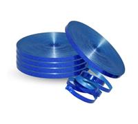 Pannu Design | Shiny Holographic Metallic Poly Crimped Curling Ribbon | for Balloon String, Gift Wrapping, Christmas Party, Florist Flowers, Decoration, Art & Craft. (100 Meter, Blue Holo)