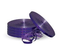 Pannu Design | Shiny Holographic Metallic Poly Crimped Curling Ribbon | for Balloon String, Gift Wrapping, Christmas Party, Florist Flowers, Decoration, Art & Craft. (100 Meter, Purple Holo)