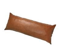 PANOD Luxury Full Body Pillow Covers 21 x 54,Decorative Premium Faux Leather Long Pillow Covers for Farmhouse Sofa Couch Bed Livingroom,Vegan Brown