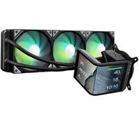 Panorama SE 360 ARGB 360 mm AIO giratorio 6.5 pulgadas AMOLED visualización curvada 3D efecto anamórfico personalizable AIO Cooler 360mm Asetek Adela 280w TDP ARGB ventilador Intel LGA