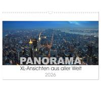 Panorama. XL views from around the world UK-Version (Wall Calendar 2026 DIN A3 Landscape), CALVENDO 12 Month Wall Calendar
