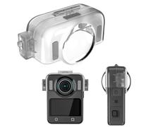 Panoramic Camera Lens Protector Cap for DJI OSMO Action 360 - High Transparency 96% Scratchproof Anti-Reflection Cover Guard, Water Resistant & Dustproof, Easy Install, No Effect on Image Quality