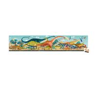 Panoramic Dinosaur Puzzle - 100 Pieces Multicoloured one size