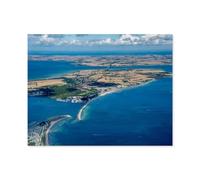 Panoramic flight over the island of Fehmarn，Jigsaws Puzzles 1000 Pieces Classic Jigsaws Educational Games Toys，Best Gift for Adults and Kids（50x70cm）-E90