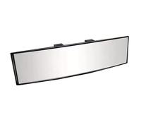 Panoramic Rearview Mirror Compatible With Universal ABS Glass 285MM Wide Convex Interior Clip On Rear View Clear Anti Glare Anti-fog Panoramic Curved Mirror