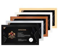 Panoramic Size Photo Frames - Picture Frames - Art Print & Poster Frames | Home Decor Frames | Portrait and Horizontal Wall Hanging & Tabletop Frames (Oak, 20x12 inch)