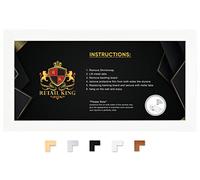 Panoramic Size Photo Frames - Picture Frames - Art Print & Poster Frames | Home Decor Frames | Portrait and Horizontal Wall Hanging & Tabletop Frames (White, 10x4 inch)