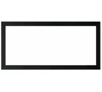 Panoramic Sizes Picture Frames Photo Frames Black White Oak Silver (Black, 100cm X 50cm)