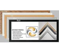 Panoramic Sizes Picture Frames Photo Frames Black White Oak Silver (Silver, 28 X 12)