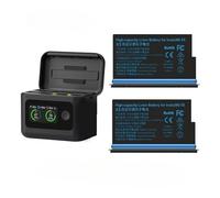 Panoramic Sports Camera 2800mAh Lithium-ion Battery，Compatible With Insta360 X5(2battery 1charger)