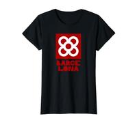 Panot Barcelona Souvenir Value Graphic T-Shirt, Women, Black, S