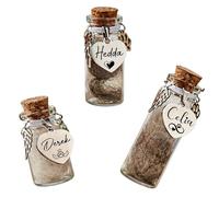 PANPANZZ Pet Hair And Whisker Keepsake Jar - Personalized Pet Memorial Bottle With Engraved Heart Charm - Pets Bereavement Gift For Loss Of Dog Cat