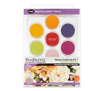 PanPastel 30115 Susan Tierney Cockburn Flower Coloring #1 Ultra Soft Artist Pastel 10 Color Kit w/Sofft Tools & Palette