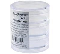 PanPastel Empty Storage Jars 3 Jars & 1 Lid/Pkg-