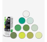 PanPastel : Set : Greens : 10 Colours