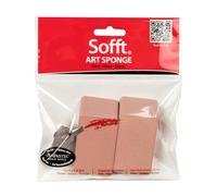 PanPastel Sofft Tool 61031 Flat Angle Slice Sponge Pack of 2 for Artist Painting Pastels