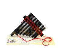 Panpipes Beginners ABS Plastic Panflute DIY Panflute Music Pan Flute 8 Panpipes Musical Instruments(Black,Final)