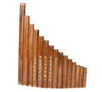 Panpipes Handmade Pan Flute 15 Natural Pipes Wind Instrument G Key Flute Pan Flute Folk Musical Instrument