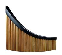 Panpipes Left Right Hand Pan Flute G Key Removable Tray Original Colour Woodwind Instrument Handmade Pan Pipe 22 Tubes(L)