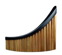 Panpipes Left Right Hand Pan Flute G Key Removable Tray Original Colour Woodwind Instrument Handmade Pan Pipe 22 Tubes(R)