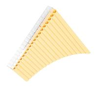 Panpipes Musical Instrument 16 Pipe Flute Beginner Playing Pan Flute C Key Pan Flute Beginners Pan Flute (Color : 01)