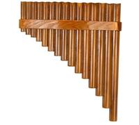 Panpipes Pan Flute G Key 15-Pipe Reed Pipe Flute Instrument Xiao Beginner(L)