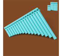 Panpipes Pan Flute Instrument 16 Tubes 18 Tubes For Beginners To Enter The Professional Performance C Pan Flute(D,16)
