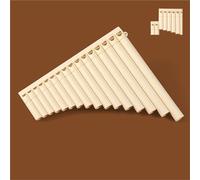 Panpipes Pan Flute Instrument 16 Tubes 18 Tubes For Beginners To Enter The Professional Performance C Pan Flute(A,16)
