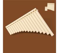 Panpipes Pan Flute Instrument 16 Tubes 18 Tubes For Beginners To Enter The Professional Performance C Pan Flute(A,18)