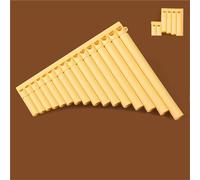 Panpipes Pan Flute Instrument 16 Tubes 18 Tubes For Beginners To Enter The Professional Performance C Pan Flute(B,18)
