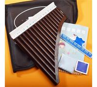 Panpipes Resin Panflute 18-tube C-tuned 16-tube Panflute Beginner Panflute Instrument Simple(A,16)