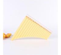 Panpipes Washable And Removable Beginners Can Play In Multiple Colors 18-pipe Pan Flute(Beige)