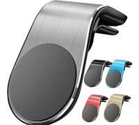 Panruia Phone Holder, 2026 Mobile Phone Navigation Magnetic Bracket, L Type 360° Rotatable Car Phone Mount, N52 Strong Magnet Magnetic PhoneHolder For Car Vent, For Any SmartPhone (Silver)