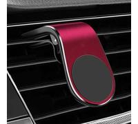 Panruia Phone Holder, 2026 Mobile Phone Navigation Magnetic Bracket, L Type 360° Rotatable Car Phone Mount, For Car Vent, For Any SmartPhone (Red)